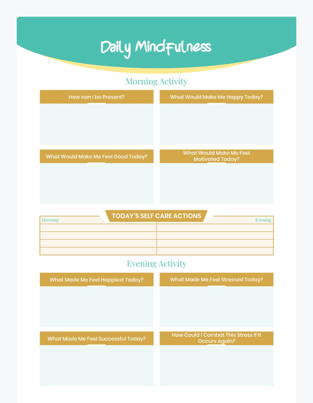 Daily Mindfulness Journal (Edition 1 — Limited Availability)