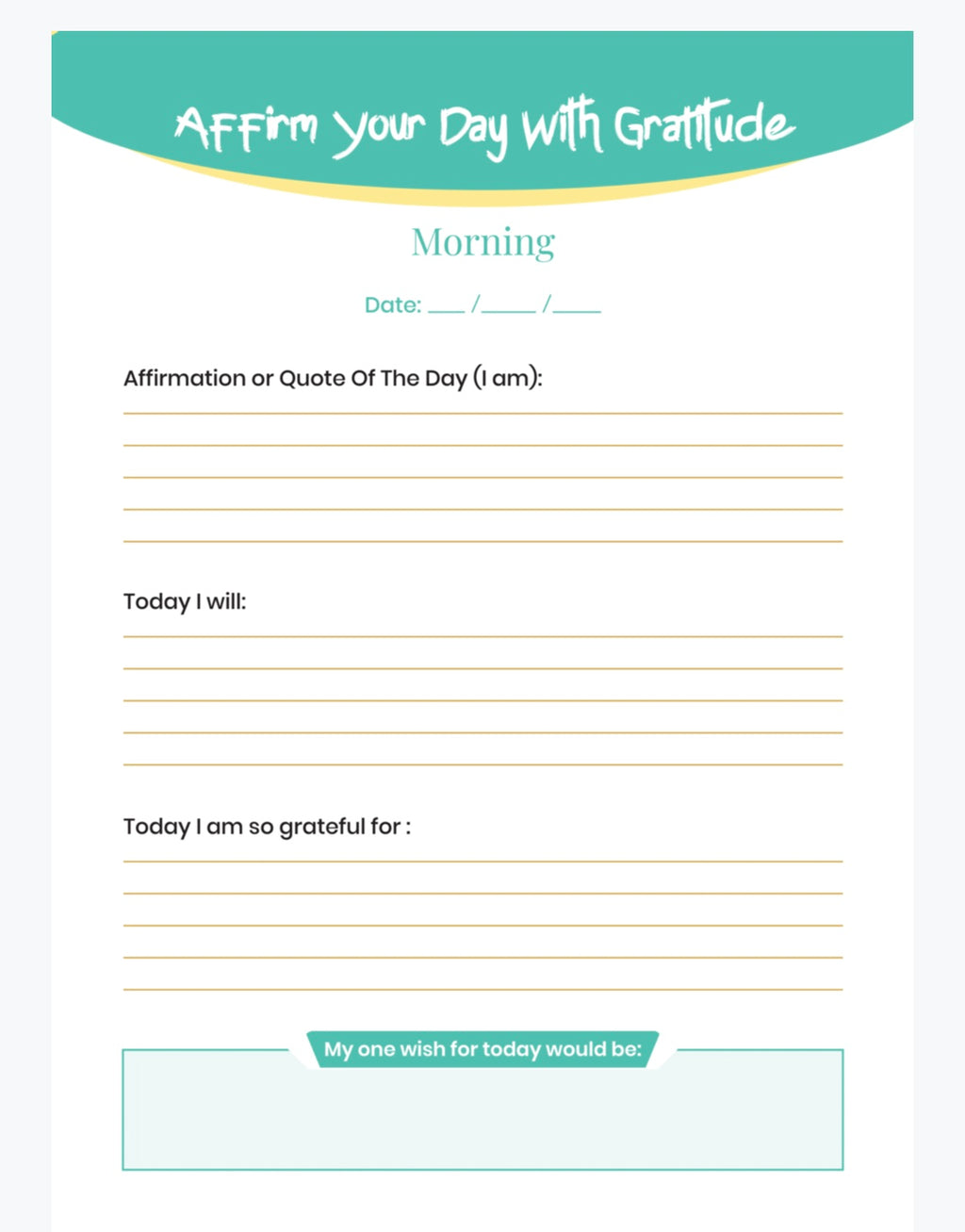 Daily Mindfulness Journal (Edition 1 — Limited Availability)